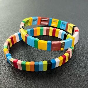 Roxanne Assoulin rainbow brite bracelets (set of 2)
